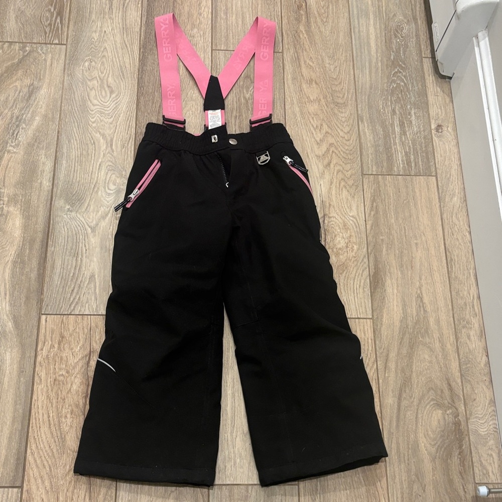 Gerry Weber Kids Black Overalls with Pink Accents